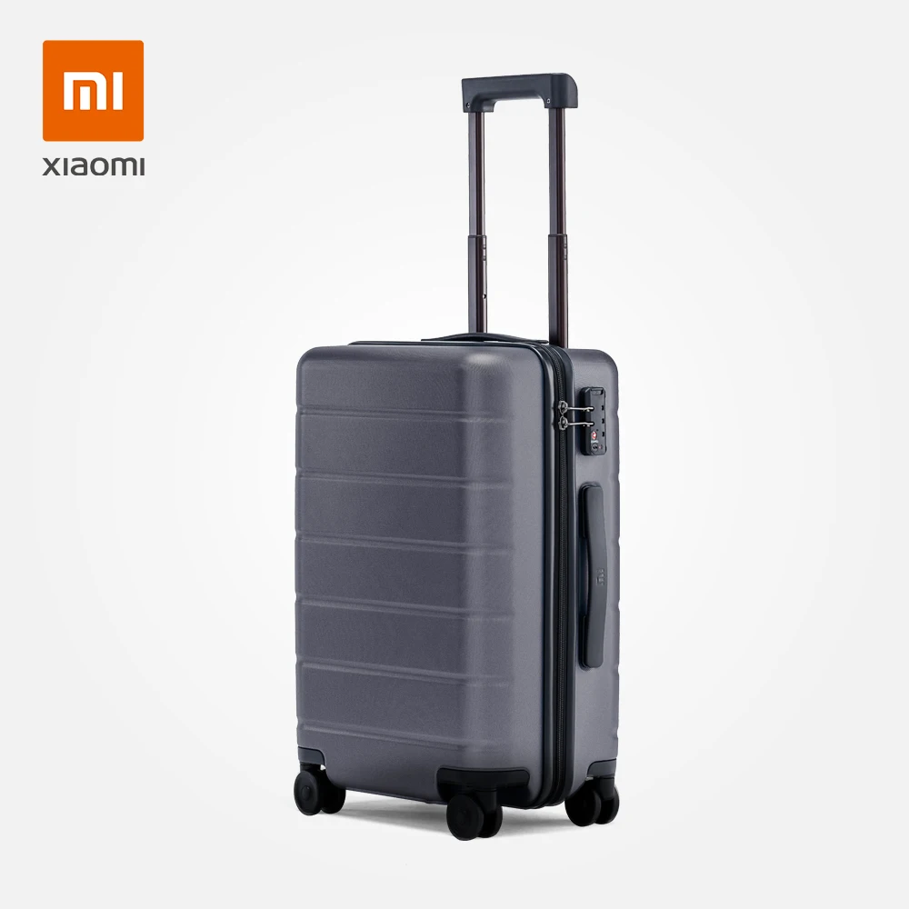Классический чемодан Xiaomi 24 дюйма для мужчин и женщин повседневный черный синий