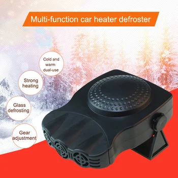 

Defrost Defog Mini Car Heater Electric Fan Windshield Windows Glass Heated Device Car Styling