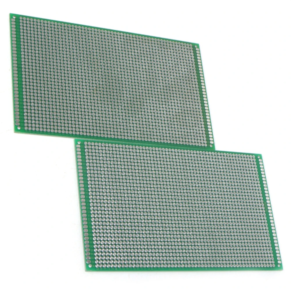2 шт 9x15 см Двухсторонняя доска DIY Прототип бумага PCB 1,6 мм
