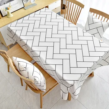 

Trellis Tablecloth Living Room Dining Table Decorative Tablecloth Waterproof Oil Resistant Tablecloth