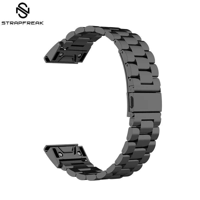 Ремешок на запястье из нержавеющей стали для Garmin Fenix 6X5X5 5S Plus HR Forerunner 935 часы Quick Release Easy Fit ремешок для часов 20 22 26 мм