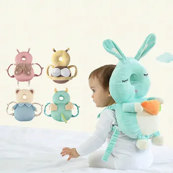 

Baby Pillow Head Protection Pad Toddler Headrest Cartoon PP Cotton Sleep Positioner Baby Anti Fall Cushion for Baby Protect