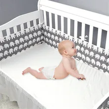 Хлопок детская кровать бампер Подушка Новорожденный Bebe защита для кроватки Детская кроватка бампер забор
