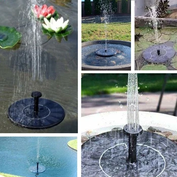 Drijvende Solar Fontein Tuin Fontein Zwembad Vijver Decor Zonnepaneel Powered Fontein Waterpomp Tuin Decoratie Tool