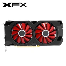 Original XFX RX 580 4GB Video Cards AMD Radeon RX580 4GB Screen Graphics Cards GPU Desktop PC Computer Game Map Not Mining Used