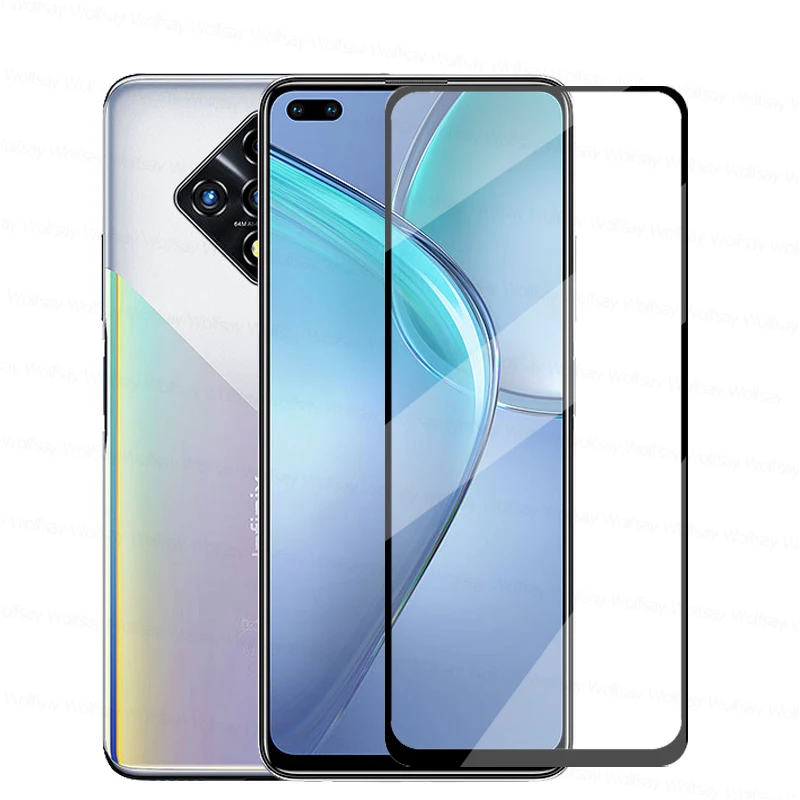 Full Glue Glass For Infinix Zero 8 Screen Protector Tempered Glass For Infinix Zero 8 Protective Phone Film For Infinix Zero 8