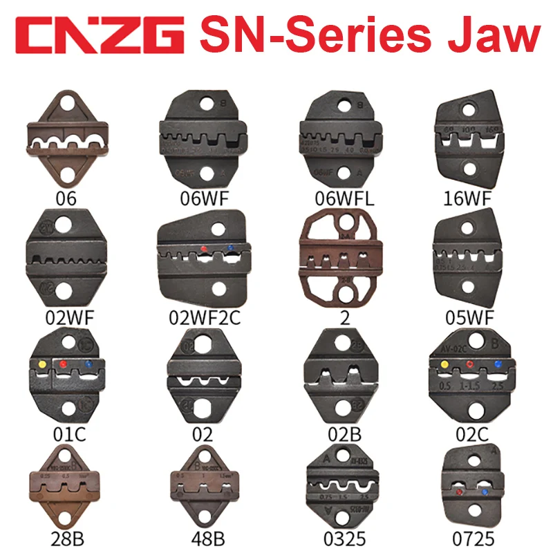 SN02WF SN06WF SN06WFL SN16WF SN01C SN02C SN0725 SN02WF2C SN-48b Crimping Die Sets For SN Tool Plier Pliers Jaws | Инструменты