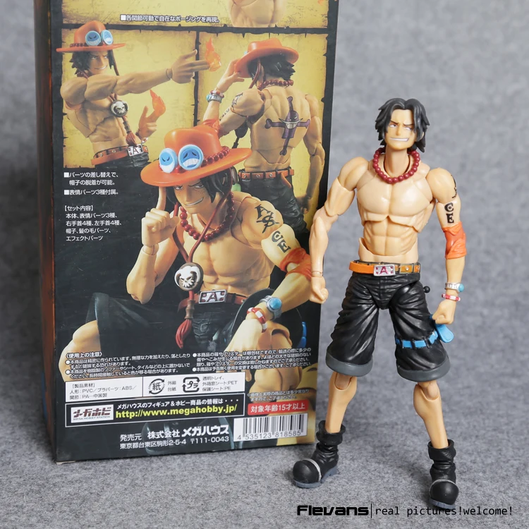 MegaHouse Variable Action Heroes One Piece Luffy Ace Zoro Sabo Law Nami Dracule Mihawk PVC Action Figure Collectible Model Toy