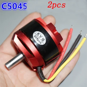 

HOT sell 2pcs C5045 Outrunner Brushless Motor KV600 KV800 KV900 Large Torque High Speed Motors for RC Airplane