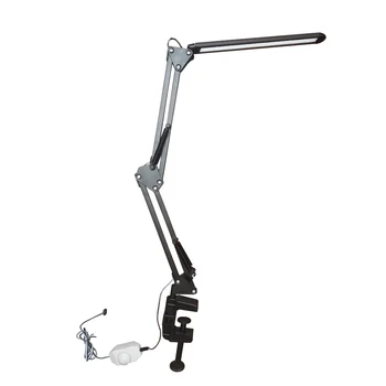 

Long Arm Adjustable Book Lamp Eye-Care Home Decor Flexible Gooseneck Reading Light Work Portable USB Folding Table Lighting