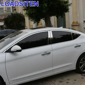 

Automovil Chromium Modified Window Body Handle Door Exterior Bright Sequins Protecter Trim Parts 17 18 19 FOR Hyundai Elantra