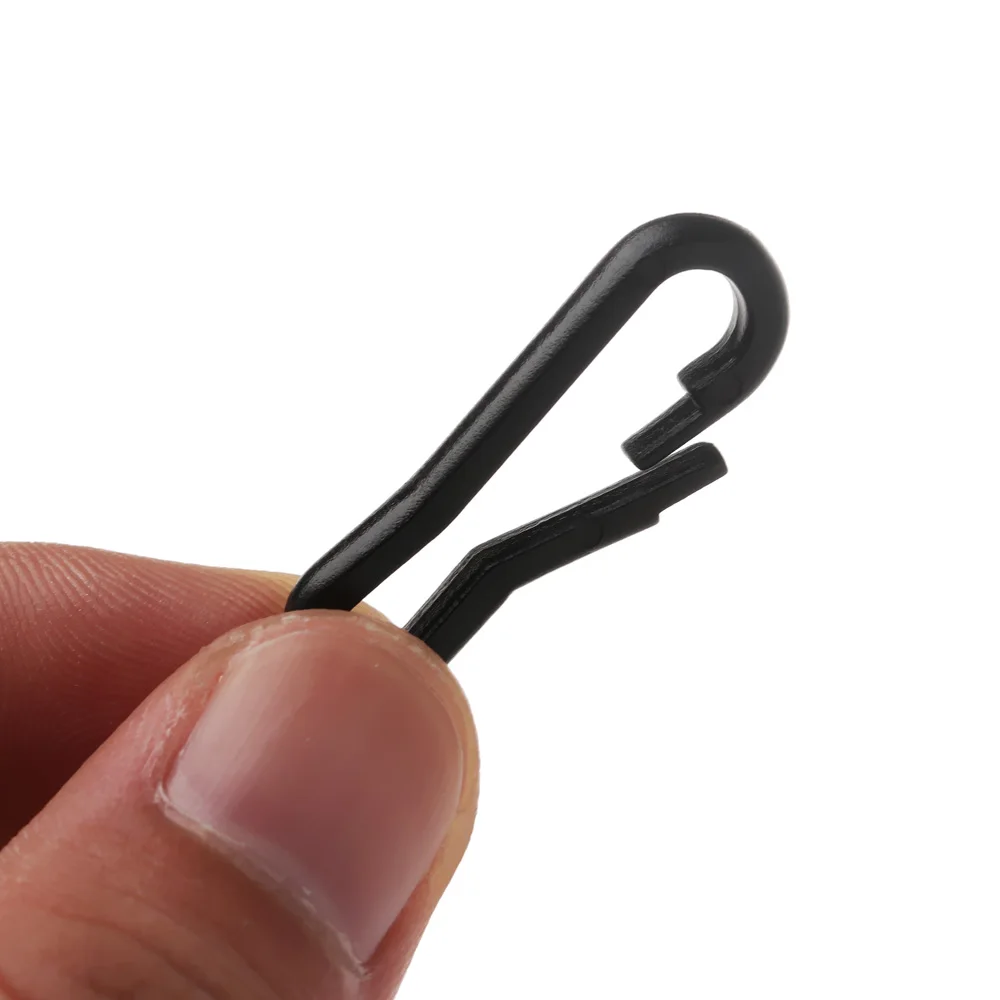 20pcs Plastic Mini Spring Backpack Clasps EDC Keychain Buckle Outdoor Cap Rope Fastener Rope Buckle Glasses Fastener Accessories