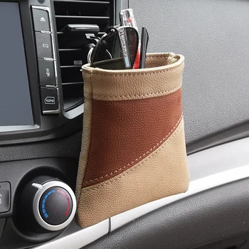 

Car Auto Air Vent Outlet Storage Bag Phone Keys Sunglasses Bag Pocket Organizer Holder Case Bag For Car Accessories