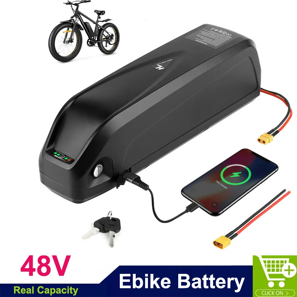 

500W-1000W 48V 10Ah 13Ah Hailong Battery PACK 18650 Lithium ion 48Volt 16Ah Ebike Battery For Electric Mountain Bicycle
