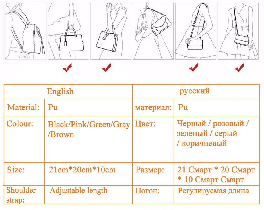 Women Girl Bag Fashion Handbag Lady Women's Shoulder Bag Crossbody Bags For Girl Messenger Bags High Quality Leather