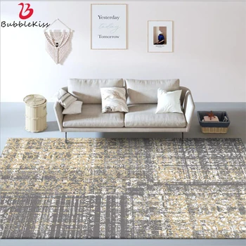 

Bubble Kiss Fashion Customized Large Area Rug for Living Room Nordic Abstract Grey Floral Pattern Carpet For Bedroom Decor Rugs