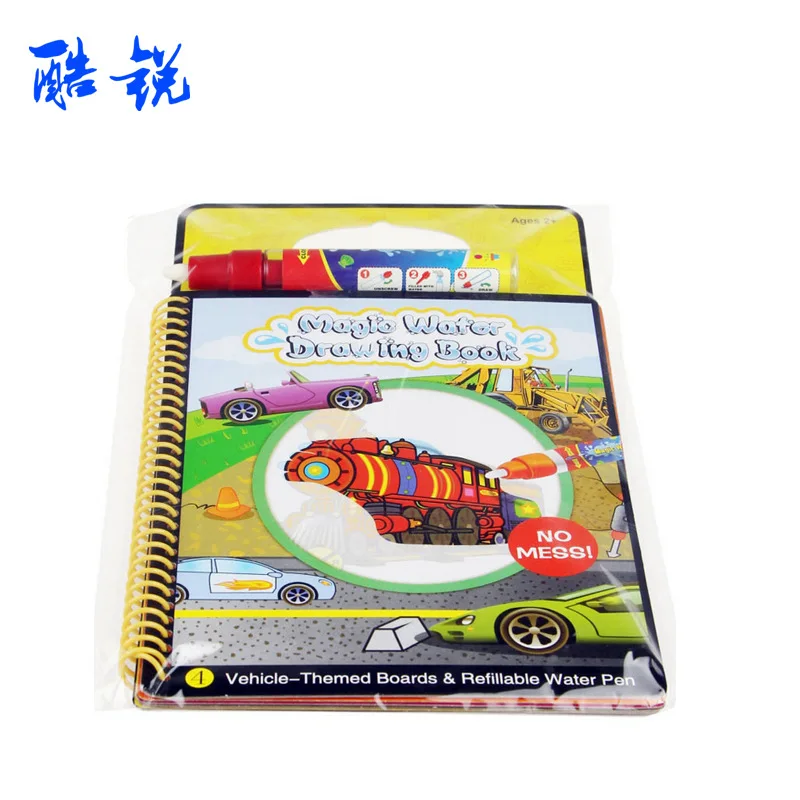 

Painted Graffiti Water Drawing Book Toys for Children And Infants Water Painting Board Cartoon Sketchpad Coloring Painting Early