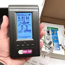 EMF Meter 390V2 rivelatore di radiazioni elettromagnetiche 3-in-1 RF EMF390 campo magnetico registro dati Fiend elettrico