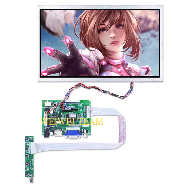 10 1 дюймовый 1024x600 TFT ЖК-модуль TM101DDHG01 экран дисплея TTL LVDS плата контроллера VGA 2AV 40/50