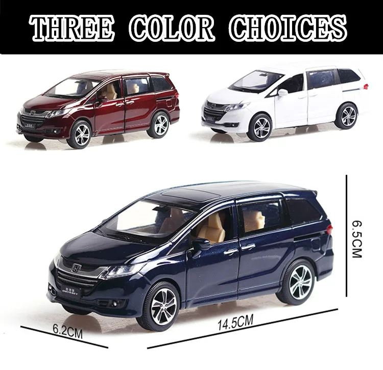 1:32 Honda Odyssey Легкий ремень тяга-назад автомобиль литая модель машины образец прикладного искусства украшения Коллекция игрушек инструменты
