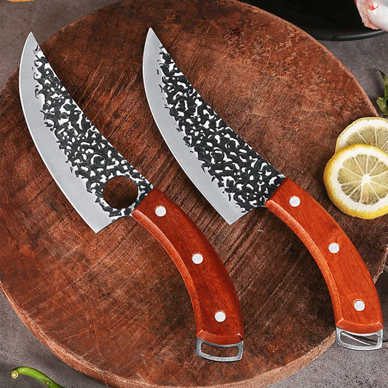 

Forged Scimitarsr Boning Knifes Slicing Fish Slaughter Knife Chef Knife Kitchen Meat Cleaver Fruit Vegetable Cooking Knife