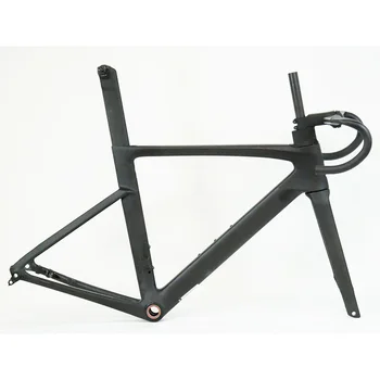 

2020 S brand model carbon frame road bicycle chameleon color 1:1 700C disc brake bike frameset contain handlebar+stem