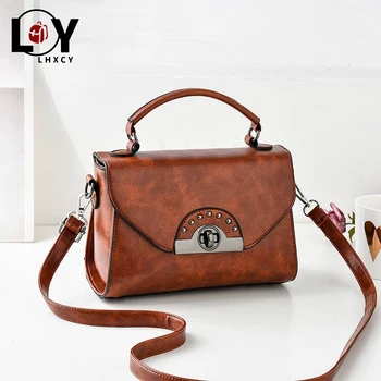 

High Quality Pu Leather Cross Body Bags Solid Color Clamshell Small Square Bag Purses And Handbags Korean Version Designer Bags