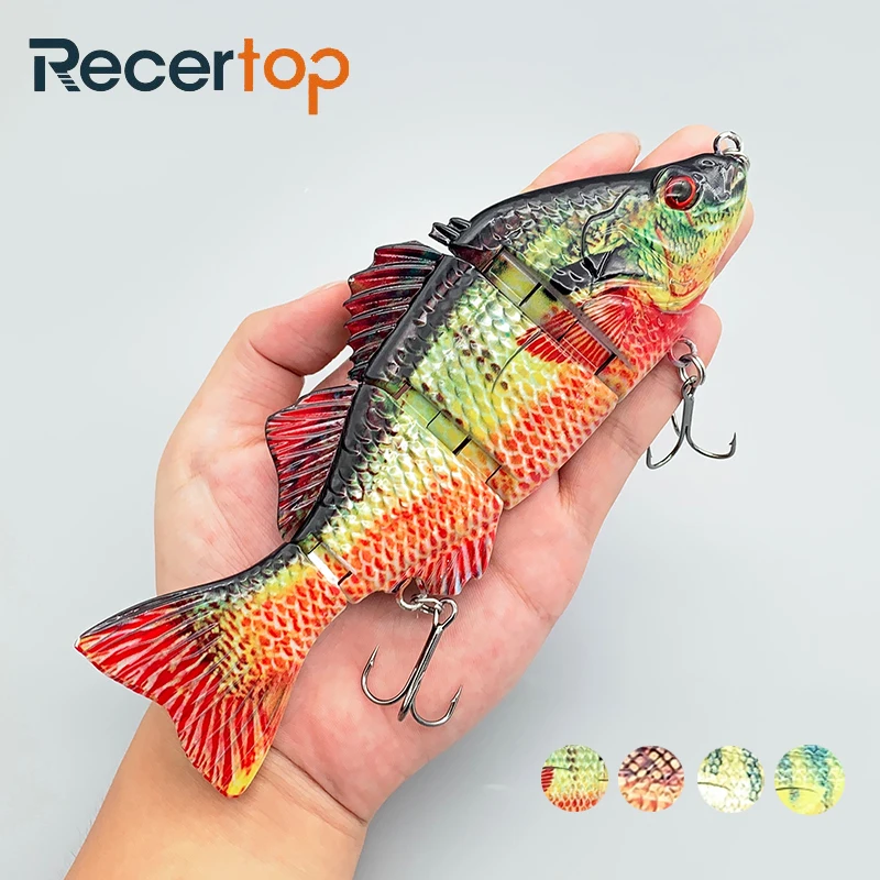 2020 Recertop морская рыболовная приманка 87 5 г/18 см большая Swimbait 4 сегмент твердая
