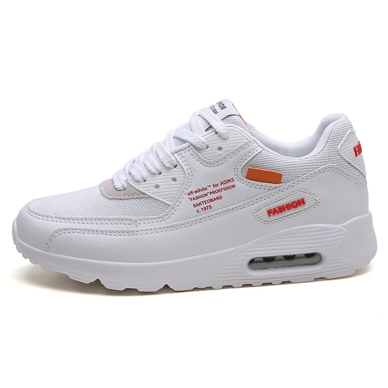 white red Basket Homme; коллекция года; брендовая теннисная обувь для мужчин; модные Нескользящие кроссовки на воздушной подушке; белые дышащие мужские кроссовки на шнуровке - Цвет: white red
