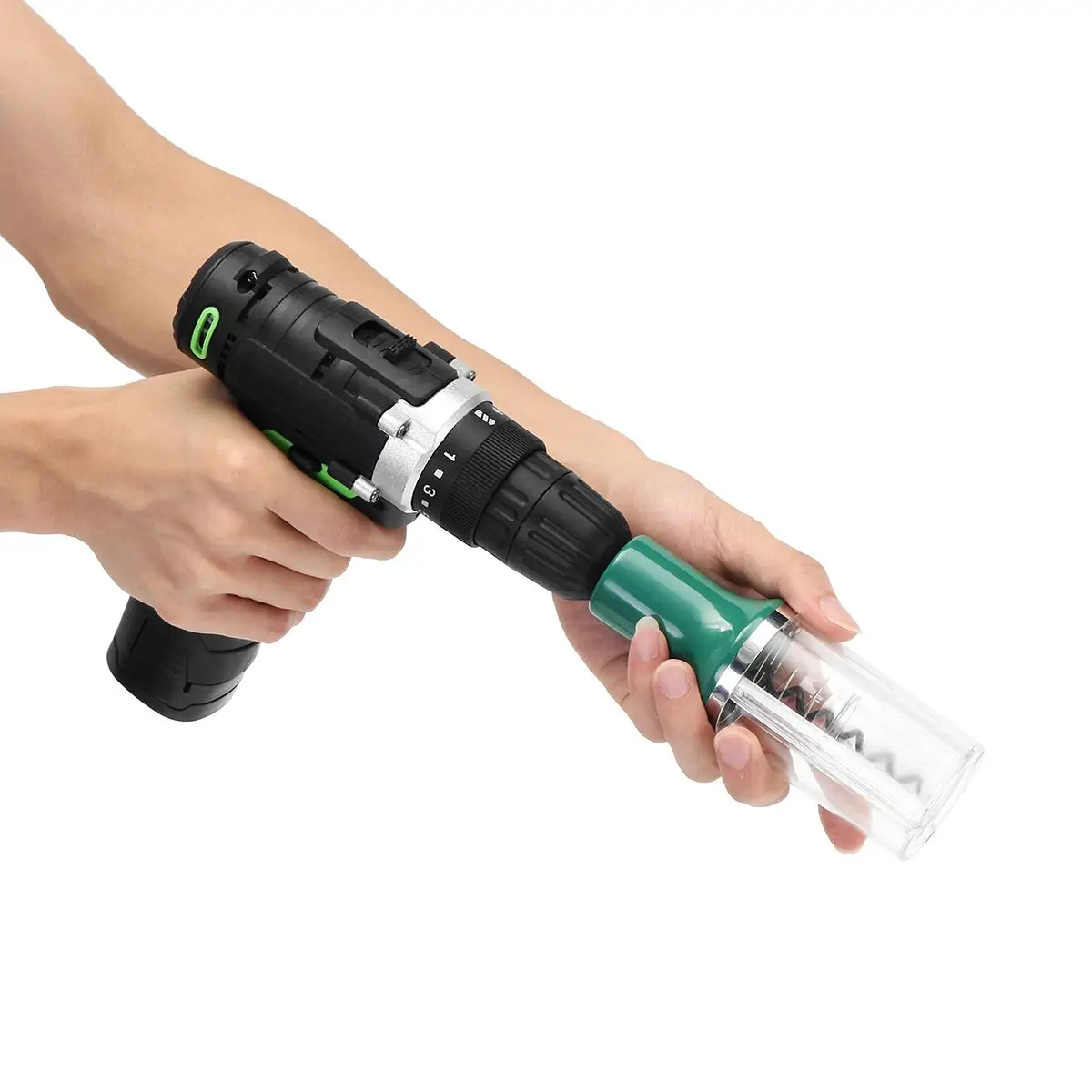 1/4 Inch Hex Shank Electric Drill Wine 