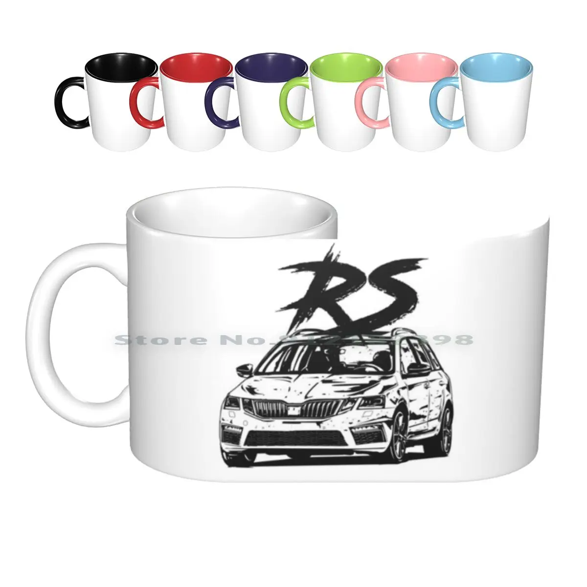 Octavia Rs Fl & Quot; Stile Sporco & Quot; Tazze In Ceramica Tazze Da Caffè Tazza Da Tè Al Latte Octavia 3 Rs Octavia 3 Rs Octavia 3 Rs