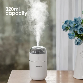 

2019 New Volcanic Humidifier 320ml Large Capacity Desktop Diffuser Mini USB Diffuser Automatic Power Off