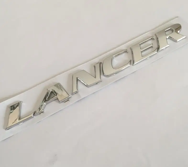 10 шт. ABS LANCER футболки с забавными изображениями задние наклейки на багажник эмблема значок наклейка авто аксессуары - Название цвета: 2