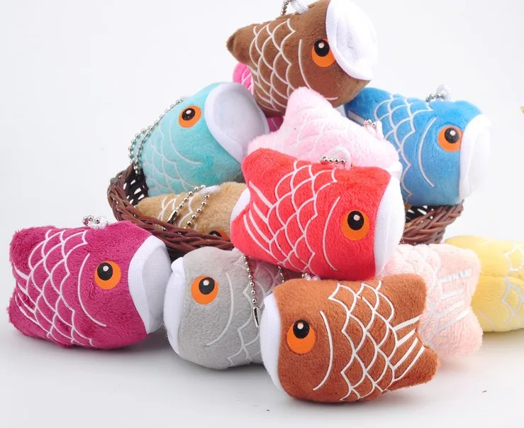 Carp flags plush accessories Q version of plush toys small pendant miniature doll