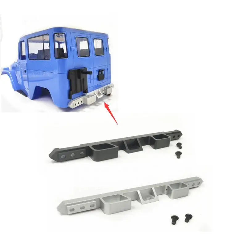 

WPL C34 MN FJ40 RC car parts upgrade all-metal rear bumper