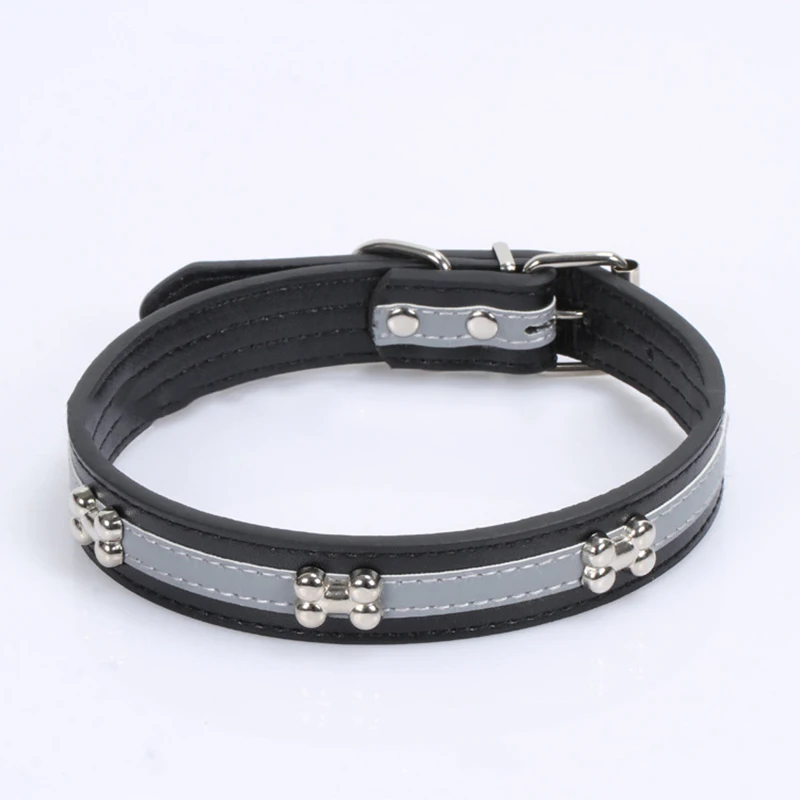 

Cat Collars Strap Polyurethane Dog Bone Puppy Dog Supplies Adjustable Durable high quality