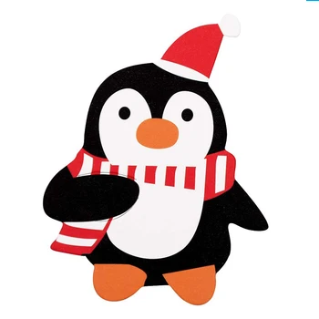 

Lollipop Loaf Christmas Party Decoration Card Santa Claus Penguin Lollipop Christmas Card Home Gift FPing