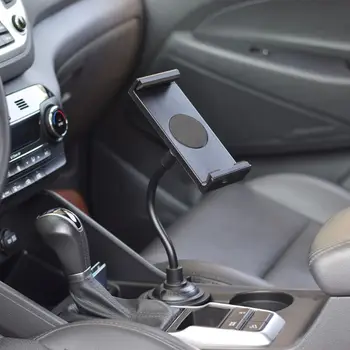 

Universal Gooseneck Adjustable Car Cup Holder Mount Cradle for iphone iPad Samsung Galaxy Xiaomi Huawei 5.5"-11" Cellphone or Ta