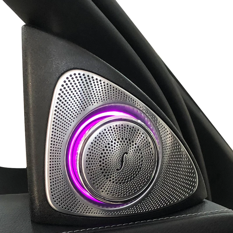 3D Rotation Glow Tweeter Speaker For Mercedes Benz