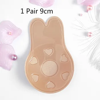 

Silicone Nipple Cover Pasties Reusable Stickers Adhesive Breast Lift Up Tape Stickers Push Up Invisible Bra Rabbit Cache Teton