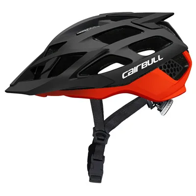 Сверхлегкий мужской женский горный велосипедный шлем полный покрытый MTB вниз холм Полный лицевой шлем Inte-mold TRAIL BMX велосипедные шлемы - Цвет: E12 Black red