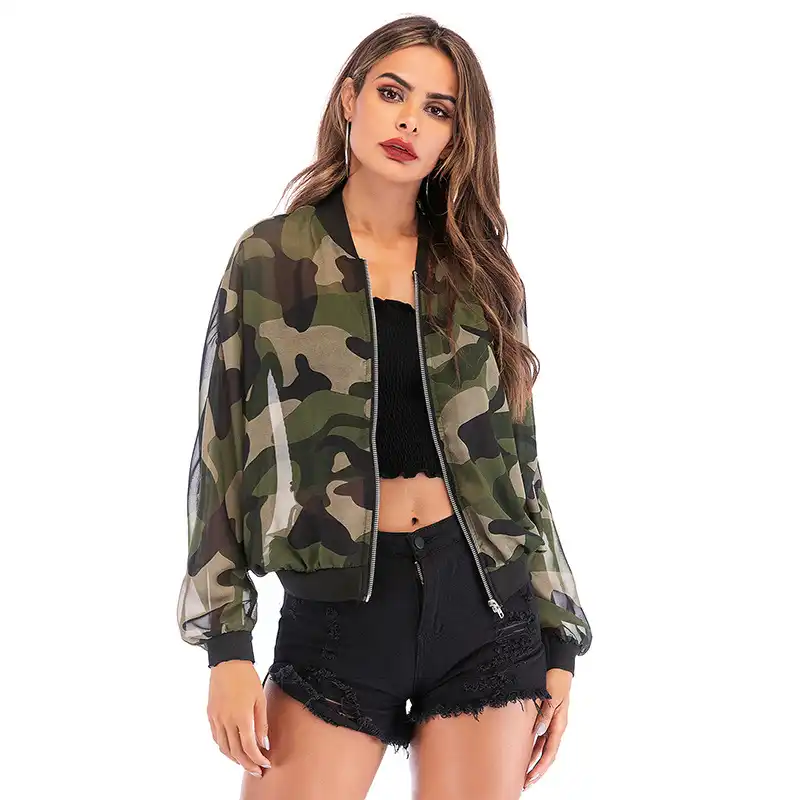 Short camouflage jacket Outlet