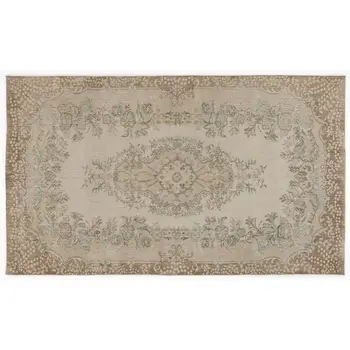 

Handmade Beige Vintage English English Area Rug 170x290 Cm-5'7''X9'6''