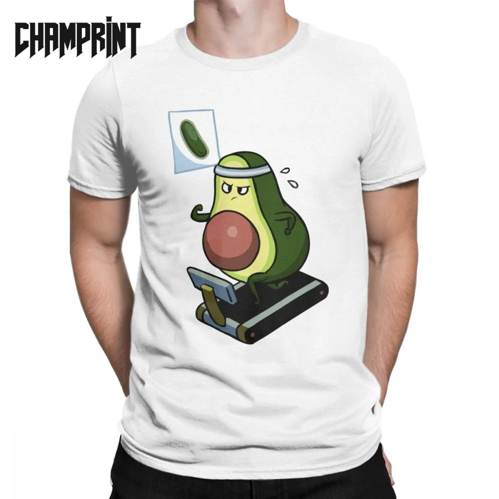 Мужская Avo Cardio Monday авокадо футболка Humor Vegan Забавный гуакамоле мультфильм еда