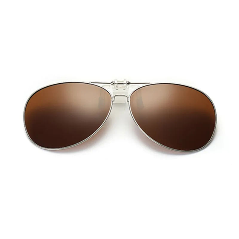 Мужские и женские поляризованные прикрепляемые солнцезащитные очки для рыбалки Ночная анти-УФ, для вождения Велоспорт солнечные очки Рыбалка зажимы