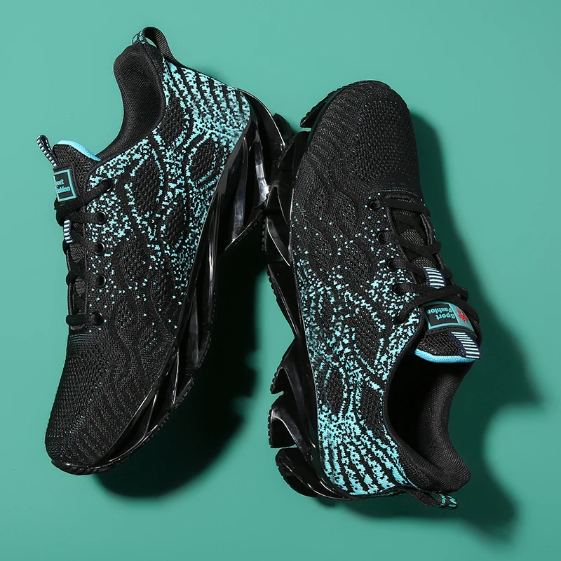 

Explosions men's flying woven comfortable running shoes Blade non-slip breathable casual shoes Outdoor mesh jogging casual shoes