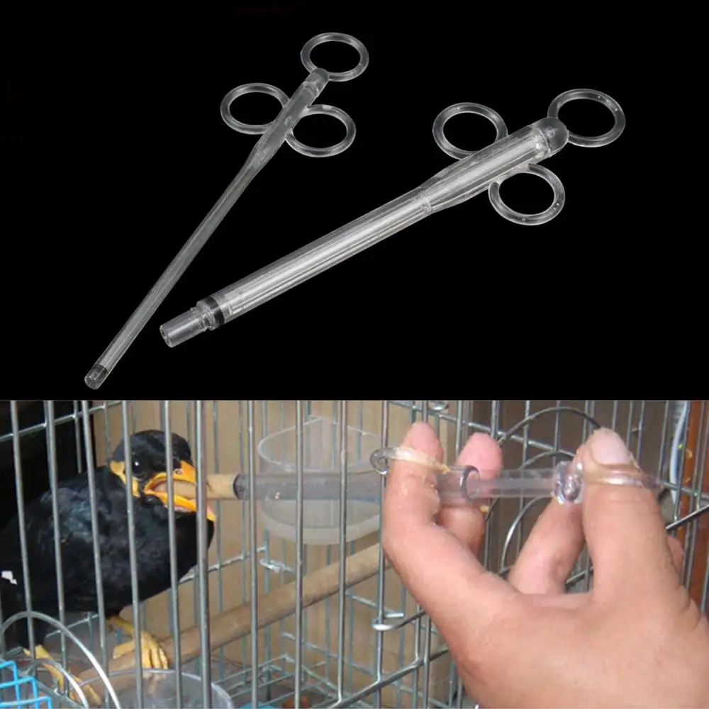 Young Birds Chick Feeding Syringe Parrot Pigeon Quail Nestling Feeder Given Medicines Feeder Animal Rearing Breeding Accessories for Bird Feeder