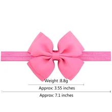 Однотонная эластичная резинка на талии; двухслойная повязка для волос с бантом; аксессуары для волос; Детская повязка на голову в европейском и американском стиле