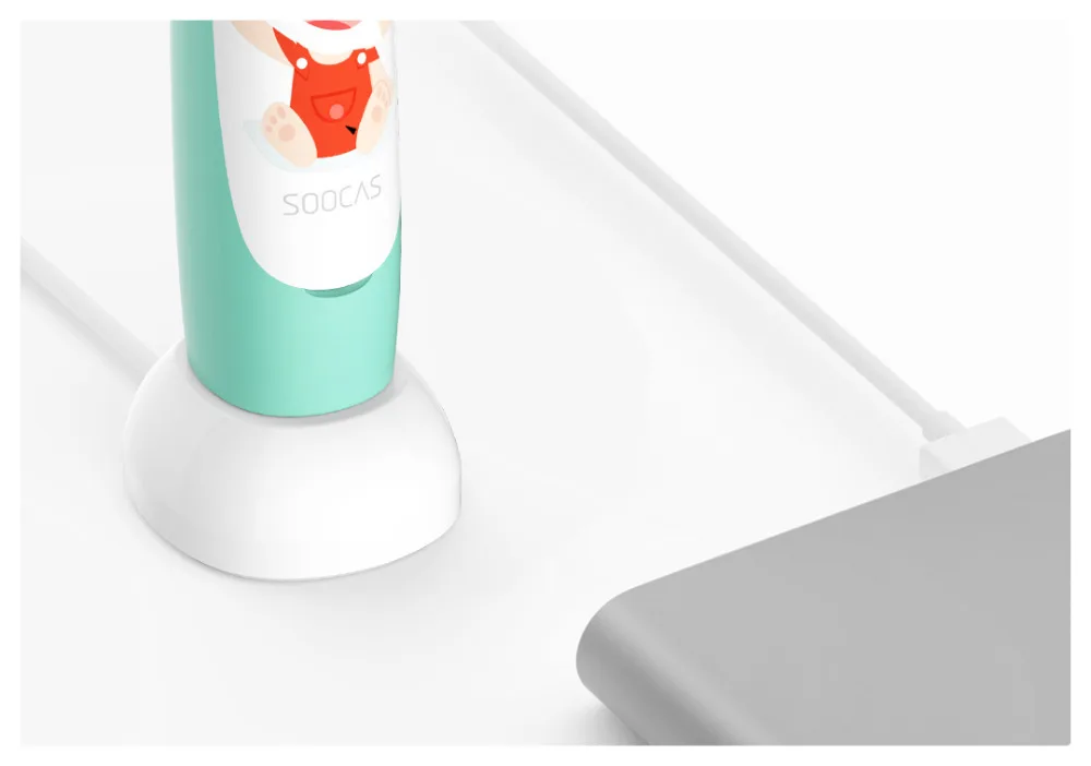 SOOCAS C1 Детская электрическая зубная щетка Xiaomi Mijia ультразвуковая щетка Зубная щетка Детская автоматическая зубная щетка USB Беспроводная зарядка IPX7