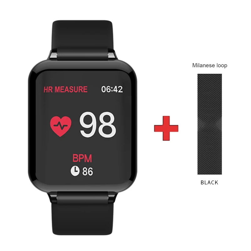 2021 Mens Smart Watch Waterproof B57 Hero Band 3 Heart Rate Blood Pressure Sprots Relogio Smartwatches Bracelet for Android IOS 